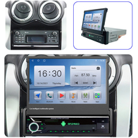Système Android Lecteur multimédia 1Din Écran rétractable universel 7'' Autoradio MP5 Navigation GPS Car-play 1 DIN Stéréo