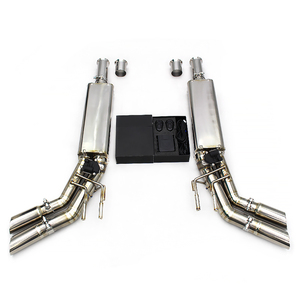 Échappement Catback sur mesure pour Mercedes-Benz G63 AMG W463A/W464 4.0T 2019-2023 Boska Titane poli avec commande de soupape intelligente - Product Image 1