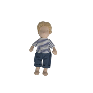 Muñeca Waldorf de Trapo Hecha a Mano, Muñeca de Niña que Cambia de Ropa, Juguetes de Peluche <span class=keywords><strong>para</strong></span> Dormir y Calmar al Bebé - Product Image 4