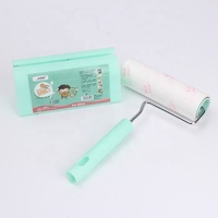 Langer Griff groß breit 16cm 30 60 100 Blatt Kleber Tear Paper Reinigung Sticky Lint Roller für Kleidung Boden Tierhaarent ferner