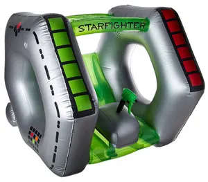 Starfighter Super Squirter Inflável Piscina Brinquedo Flutuante Água Equitação Pistola De Água Jogo De Tiro Outros brinquedos