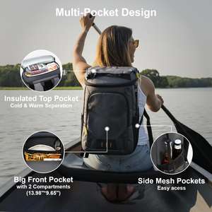 Sac à dos isotherme, imperméable, thermique, portable, léger, pour la plage, les voyages, le camping, le déjeuner, pour hommes et femmes - Product Image 4