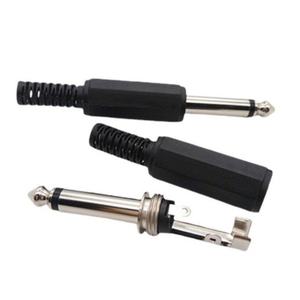 Conector de Audio Mono de 6.35mm, Conector de Micrófono y Altavoz Estéreo - Product Image 3