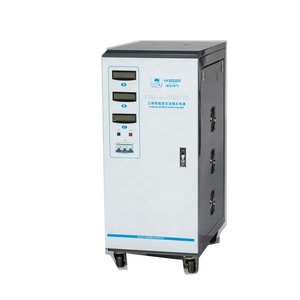 Stabilisateur de tension triphasé de haute qualité HOSSONI <span class=keywords><strong>HONGBAO</strong></span>, JESPC, 40 ans d'expérience, écran LCD, SVC-3-C45KVA/50KVA/60KVA, Poids net 188 kg - Product Image 1