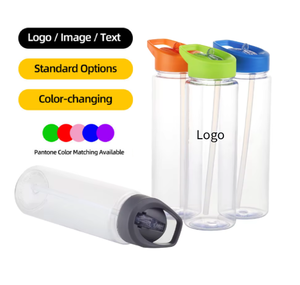 Mj chai nước 750ml thể thao bán buôn BPA free rõ ràng nhựa bán buôn như/SK Chất liệu chai nước bằng nhựa với lật rơm - Product Image 2