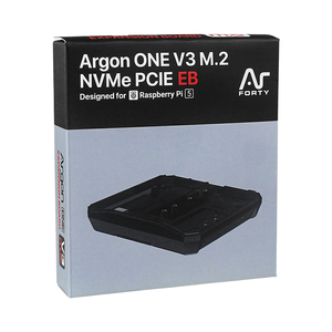 Carte d'extension Argon ONE V3 M.2 NVMe PCIe (uniquement) avec dissipateurs thermiques en aluminium intégrés pour <span class=keywords><strong>Raspberry</strong></span> Pi 5, démarrage depuis un disque M.2 NVMe - Product Image 6