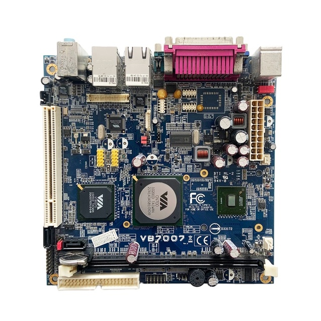 VIA VB7007 VB7007-16 REV.A Mini-ITX Embedded Computer Motherboard C7-D Processor Equipped with VIA CN700 Chipset Stock Available