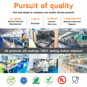 ชุดอาหารเด็กซิลิโคน 8 ชิ้น ปลอดสาร BPA ดีไซน์ทันสมัย ยี่ห้อ <span class=keywords><strong>HuaLin</strong></span> ชุดจาน ชาม ช้อน พร้อมที่ดูดติดโต๊ะ สำหรับเด็ก - Product Image 4