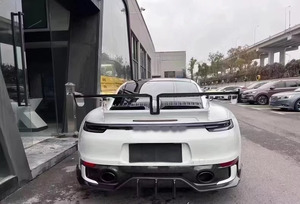 ตัวกระจายกันชนหลังสไตล์ OC คาร์บอนไฟเบอร์สำหรับ PORSCHE 911 992 <span class=keywords><strong>Carrera</strong></span> <span class=keywords><strong>S</strong></span> 2019 + ด้านหลังตัวแยกสปอยเลอร์ - Product Image 5