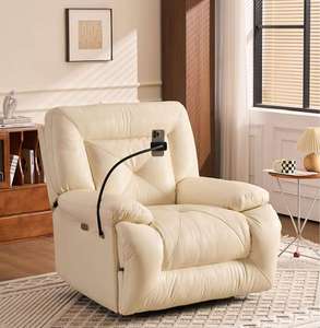 Fauteuil inclinable moderne multifonctionnel électrique pour home cinéma, canapé capsule spatiale, fauteuil de massage à bascule paresseux en éponge pour villa - Product Image 3