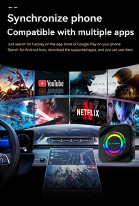 กล่อง Qualcomm Wireless CarPlay & Android Auto AI 8GB 128GB ระบบ Android 13 สำหรับความบันเทิงในรถยนต์ - Product Image 3