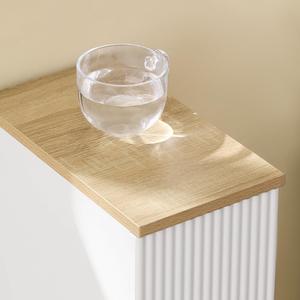 Factory Direct Slim Bedside <b>Table</b> <b>Small</b> Nightstand with Drawer and Shelf for Bedroom Living Room - Product Image 3
