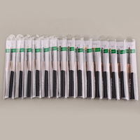 Ensemble de pinceaux à ongles professionnels de luxe 1 pièce, ovale plat, en nylon, pour manucure, peinture acrylique, nail art, présentation des pointes, multifonctionnel