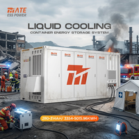 Système de stockage d'énergie conteneurisé ESS LiFePO4 de 5 MWh MATE Emergency Backup avec refroidissement liquide pour l'alimentation en énergie en cas de catastrophe