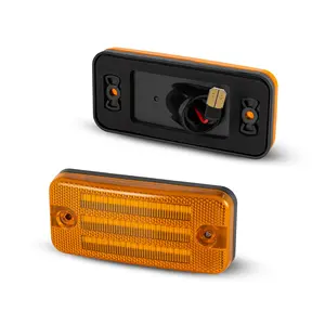 48 LED Orange Lens Automobile Front Bumper LED Side Marker For Fiat Ducato |Citroen Relay |Peugeot Boxer |Renault Trucks