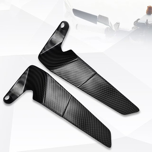 Espejo Retrovisor Universal para Motocicleta con Diseño de Ondas de Agua en Fibra de Carbono, Ajustable, de Aleación de Aluminio, Accesorio de Tuning - Product Image 5
