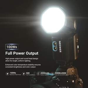 แฟลช <span class=keywords><strong>Z3</strong></span>-s100ws 2.4g Ttl หัวกลม รองรับกล้อง <span class=keywords><strong>Nikon</strong></span> ความเร็ว 1/8000 วินาที Hssz3-nttl แบตเตอรี่ลิเธียม 3000mah - Product Image 3