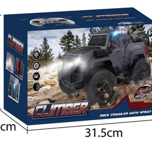 Coche RC Eléctrico 4x4 RC2002 con Función de Pulverización de Luces, Control Remoto de 4 Canales, Alcance de 80m, Regalo de Cumpleaños - Product Image 3
