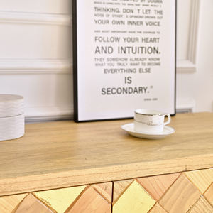 Console en bois de sapin massif INNOVA, style rustique moderne, 2 tiroirs, pour entrée, salon, hôtel, appartement, meuble de rangement naturel - Product Image 4