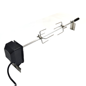Kit de <span class=keywords><strong>Asador</strong></span> Universal de Lujo para Parrilla Kamado de Cerámica a Gas <span class=keywords><strong>Weber</strong></span>, Juego de Varillas para Asar con Motor Eléctrico Automático - Product Image 1
