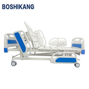 Lit d'hôpital manuel d'alimentation d'usine lit de soins infirmiers électrique à fonction unique avec ABS et acier/<span class=keywords><strong>meubles</strong></span> de civière en matériau métallique - Product Image 2