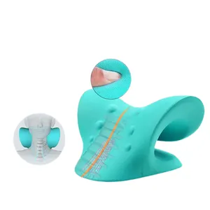 High Quality Neck Stretcher Traction Device Relaxer Back Stretcher Pillow Neck Lumbar Support Massager Neck Stretcher