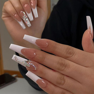 Faux Ongles Artificiels à Pression de Luxe, Couleur Unie Courte, Couverture Complète, Marque Privée, Vente en Gros pour Doigt, 24 Pièces - Product Image 2