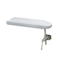 Support de Bras Réglable WEIYE pour Table d'Examen, Repose-bras en Mousse PU de Qualité Médicale avec Poteau en Acier Inoxydable