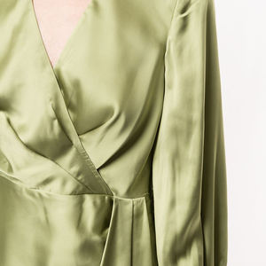 Private label mode kleid bequeme kleidung oem damen slinky prom frauen satin casual kleider - Product Image 3