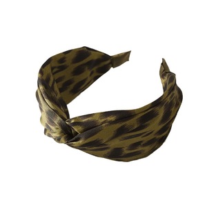 Commercio all'ingrosso stile americano <span class=keywords><strong>donna</strong></span> stampa leopardata fasce elastiche per <span class=keywords><strong>capelli</strong></span> uso quotidiano per uso quotidiano fascia per l'estate & inverno - Product Image 6