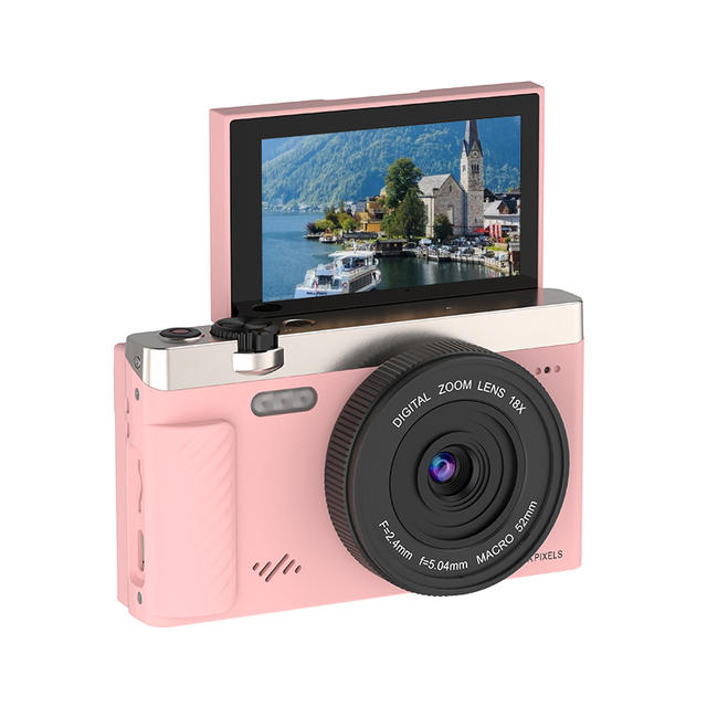 High Cost-Effective 3840*2160P 75MP Digital Camera 4K WIFI 18X Digital Zoom Cam with AF Flash Light Time Lapse Beauty Function