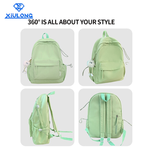 Mochila casual minimalista para mujer, OEM ODM, al por mayor, suave, ligera, estética, en colores pastel, resistente al agua, para uso diario urbano. - Product Image 5