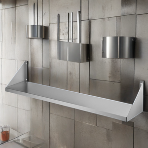 Scaffalatura in metallo per piatti e spezie <span class=keywords><strong>a</strong></span> <span class=keywords><strong>parete</strong></span> per piatti efficienti da cucina e riporre attrezzature vicino all'uso del supporto per lavello - Product Image 4