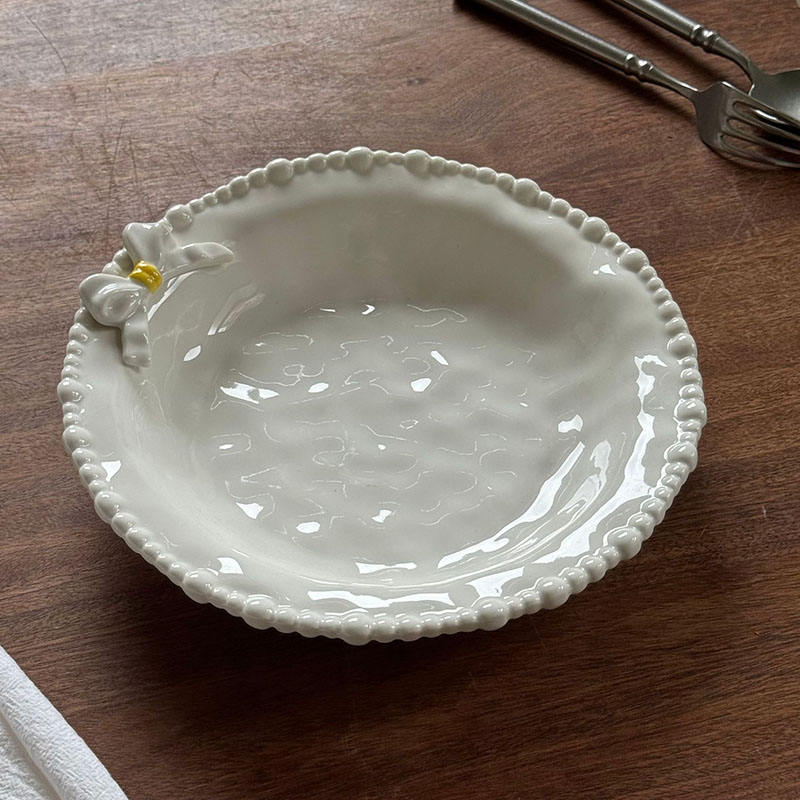 20.5*2cm white plate