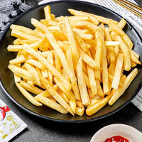 Frites de pommes de terre surgelées IQF de qualité supérieure, coupées à l'origine, douces et sucrées, collation saine