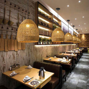 โคมไฟระย้าหวายสไตล์ Wabi-Sabi ทันสมัยสไตล์ญี่ปุ่นย้อนยุคห้องรับประทานอาหารห้องนั่งเล่นห้องนอนทอจากห้องชาโคมไฟระย้า - Product Image 2