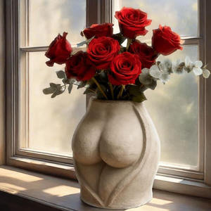 Moules en silicone pour bougies de <span class=keywords><strong>fesses</strong></span> YS, boîtes de rangement en plâtre, moules de coulée, fournitures de bricolage pour la fabrication de pots de fleurs en béton - Product Image 5