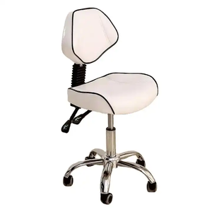 EU-EB567 Professional <strong>Dental</strong> Lab Saddle <strong>Chair</strong> Stool with Backrest - Product Image 1