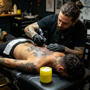 Crema para Tatuajes de Larga Duración en Oferta, Material Seguro para Talleres de Tatuajes e Instituciones de Belleza - Product Image 3