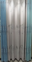 Tissu de rideau de haute qualité à motif paysager, haute précision, adapté à la décoration intérieure et à un usage commercial.