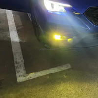 Film Pewarna Lampu Mobil TPH Kuning Anti UV Perekat Sendiri Pengubah Warna Dekorasi Lampu Depan Belakang Mobil