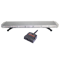 Barra de Luces LED de Alta Potencia de 12 V, Lámpara de Advertencia de Emergencia para Camiones, con Soportes para Lámpara Estroboscópica en el Techo Incluidos