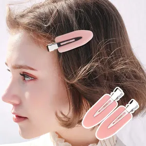 New arrival Curl Clips No Crease Hair Clip For Hairstyle Cute Candy Color Hair Pins for Girls Cheap Resin Hair Pins