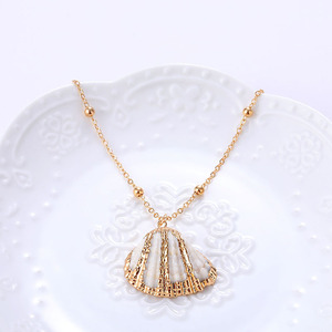 <span class=keywords><strong>Cowrie</strong></span> kolye ile kadınlar için Bohemian kabuklu deniz hayvanı kabuğu kolye altın kaplama Trendy stil yaz parti ve hediye takı için - Product Image 6