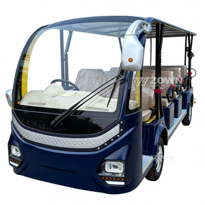 ZOWN Electric Tour Shuttle Bus Comfortable Sightseeing Car for Hotel Airport Seven <b>Rows</b> 20 Seats 2-Year Warranty - Product Image 6