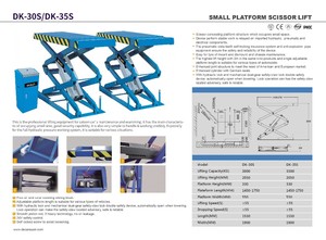 Sollevatore idraulico sotterraneo a forbice per auto usate per stazione di servizio per veicoli DK-30S macchina di sollevamento auto - Product Image 4