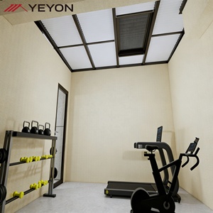 Puits <span class=keywords><strong>de</strong></span> <span class=keywords><strong>lumière</strong></span> vertical automatique insonorisé en verre <span class=keywords><strong>avec</strong></span> cadre en alliage d'aluminium pour éclairage <span class=keywords><strong>de</strong></span> sous-sol et espaces souterrains - Product Image 3