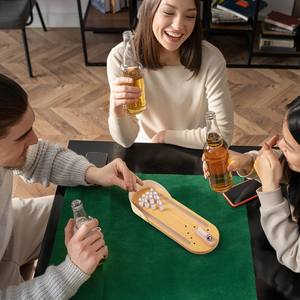 Mini-<span class=keywords><strong>jeu</strong></span> <span class=keywords><strong>de</strong></span> bowling <span class=keywords><strong>de</strong></span> table en bois pour le plaisir à la maison ou au bureau, <span class=keywords><strong>jeu</strong></span> <span class=keywords><strong>de</strong></span> bureau et cadeaux amusants pour collègues - Product Image 5