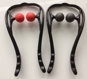 Nacken <span class=keywords><strong>massage</strong></span> gerät Druckpunkt Selbst manuell Shiatsu Trig Point Tiefen gewebe <span class=keywords><strong>massage</strong></span> für Nacken muskeln - Product Image 5