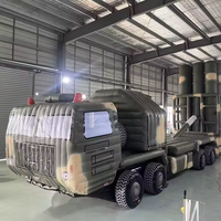 Cible gonflable radar IR personnalisée - Modèle d'entraînement en PVC (Char/Avion/Véhicule de lancement de missiles)